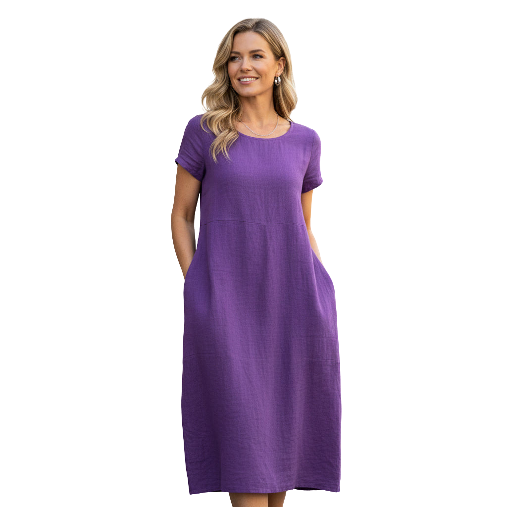 Midi Dress with Pockets