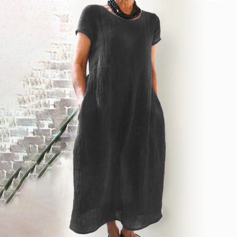 Midi Dress with Pockets