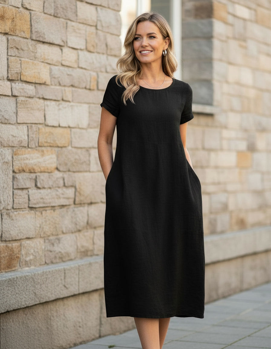 Midi Dress with Pockets