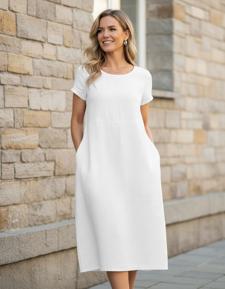 Midi Dress with Pockets