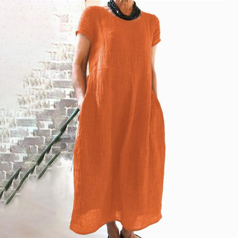 Midi Dress with Pockets