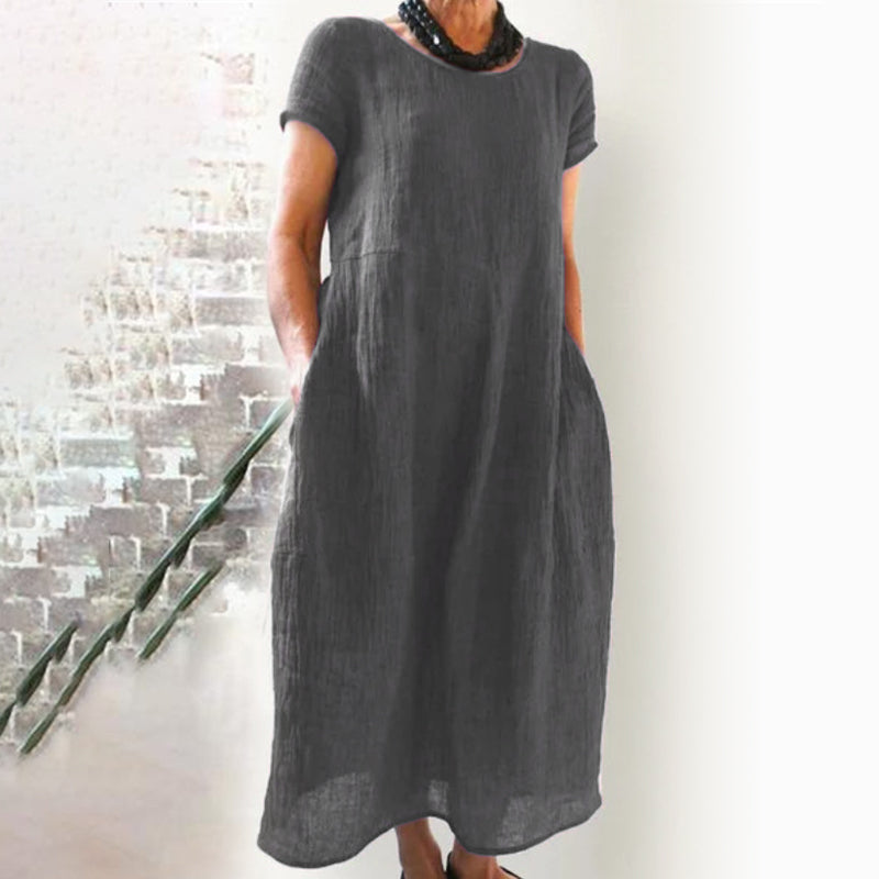 Midi Dress with Pockets