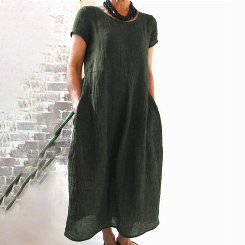 Midi Dress with Pockets